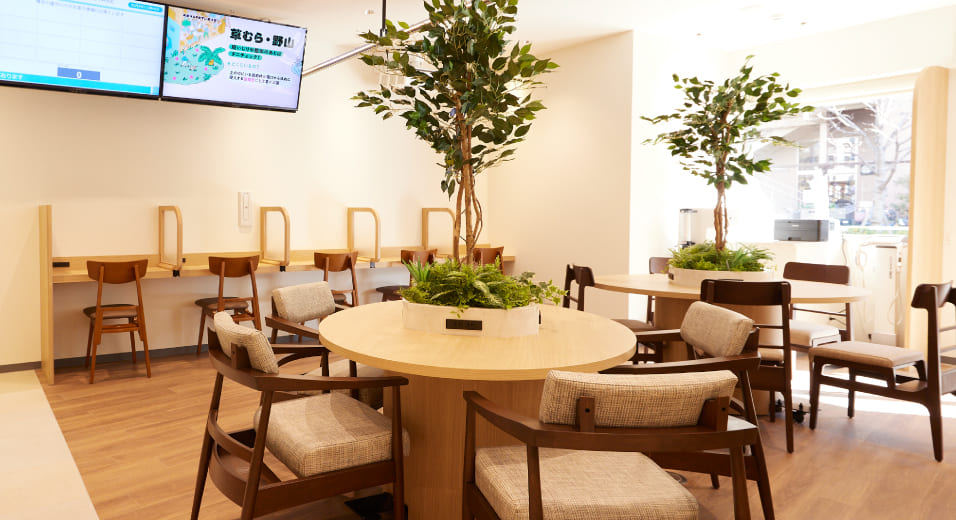 待ち時間を有効に使えるワークスペース