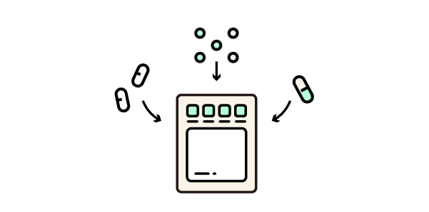 大容量薬剤ケース