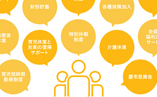 充実した福利厚生