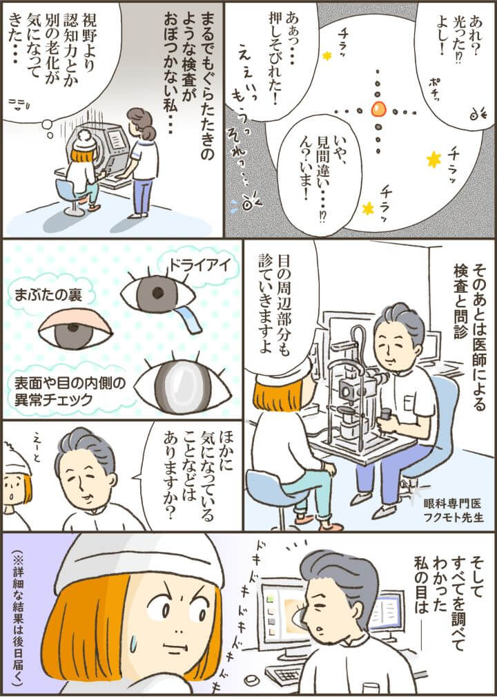 【マンガ】目専門の健康診断「アイドック」体験レポ