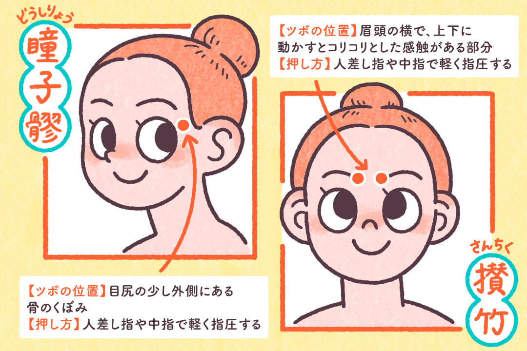 今すぐできる！疲れ目を癒すエクササイズ＆ツボ押し