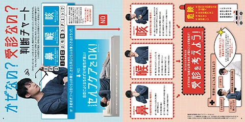 HGM「かぜ」かぜなの? 受診なの? 判断チャート(pp.8-9)