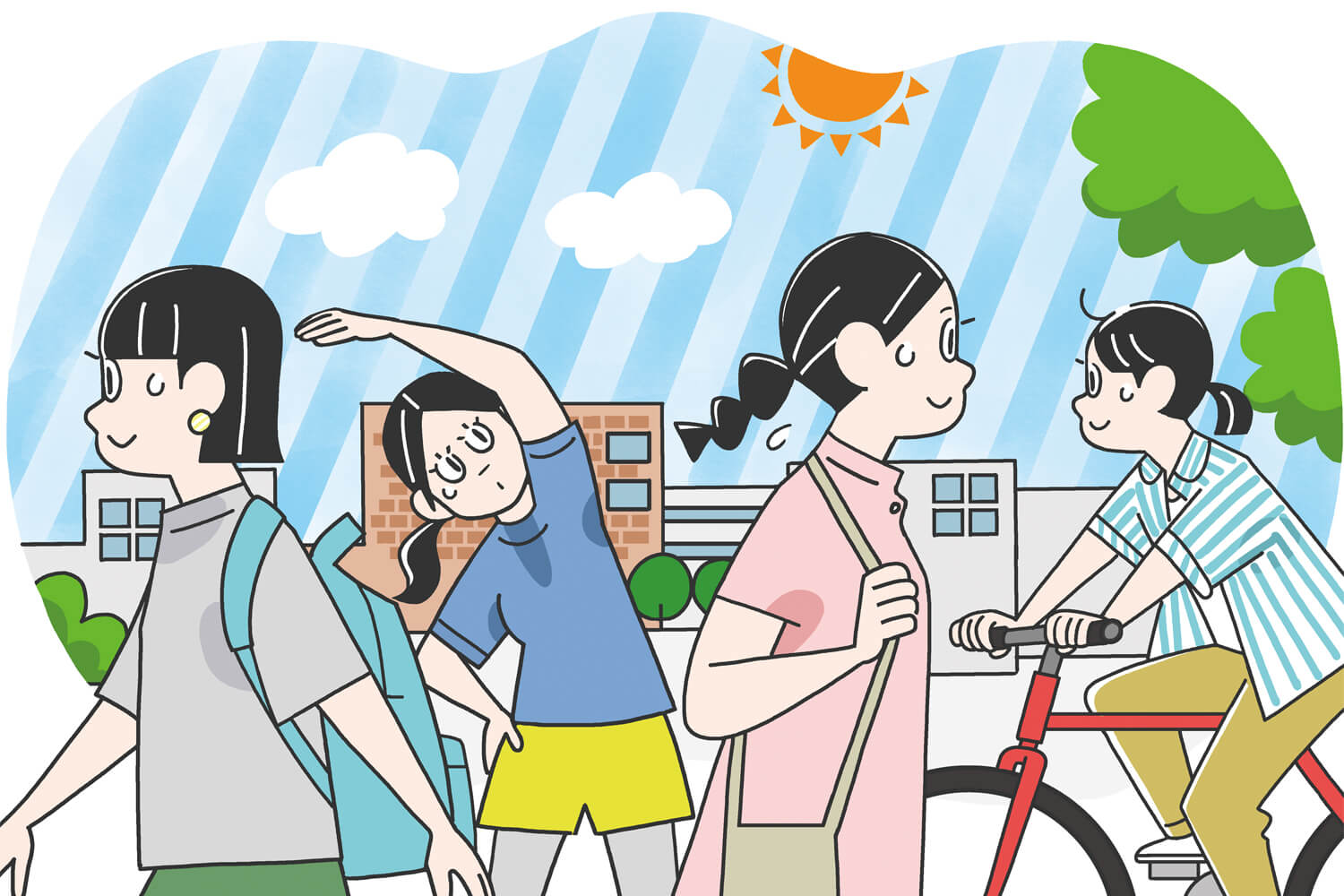 なぜ人は汗をかくの？汗の種類と役割を知ろう