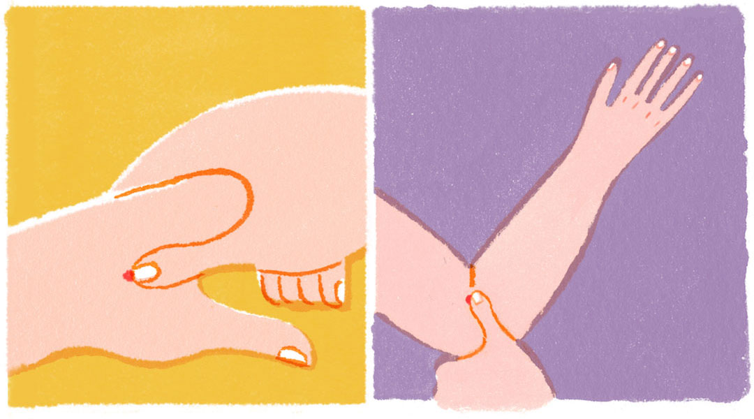 肌荒れ対策ツボ5選。スキマ時間でお肌の悩みを改善！