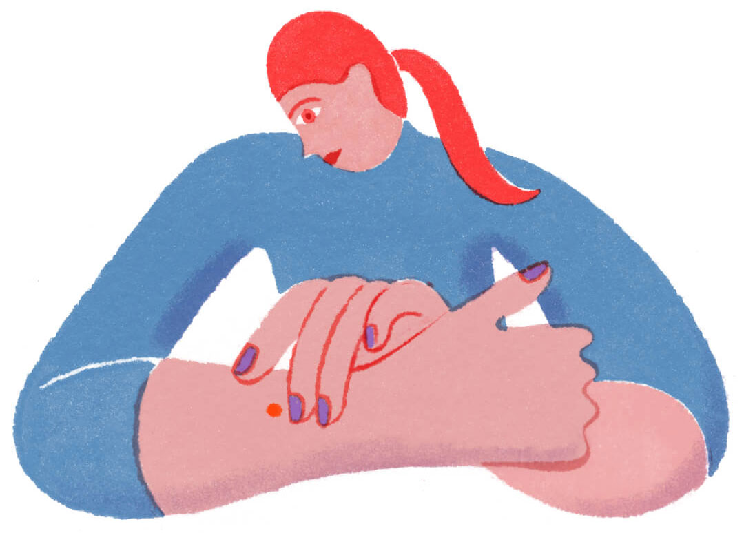 肌荒れ対策ツボ5選。スキマ時間でお肌の悩みを改善！