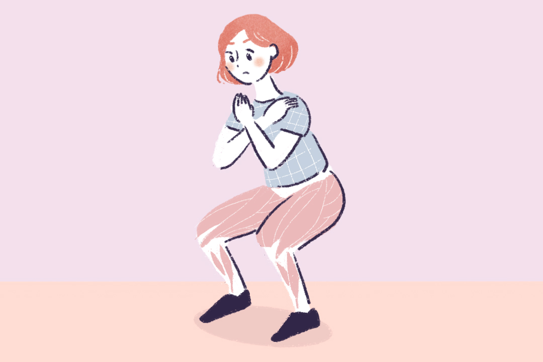 骨と筋肉、同時に鍛える！ゆるスクワット＆かかと落とし