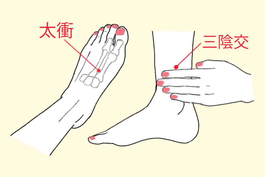 つらい痛みをなんとかしたい。生理痛をやわらげるツボ
