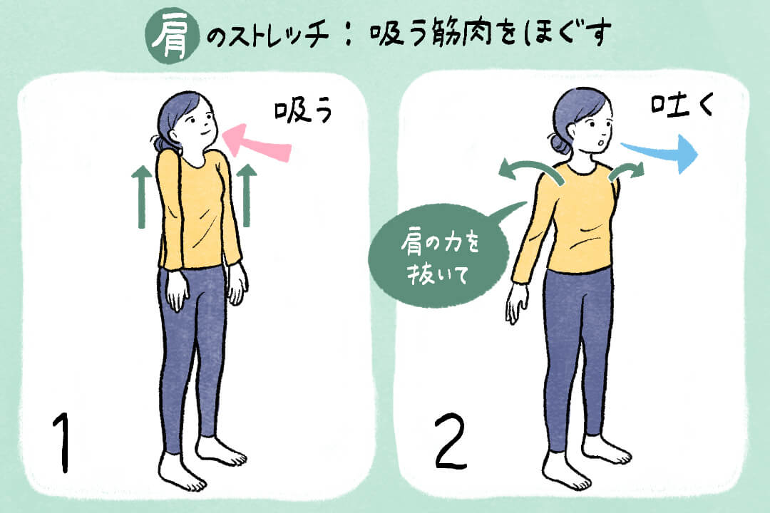 20代から衰える!?ストレッチで「呼吸筋」を鍛えよう！