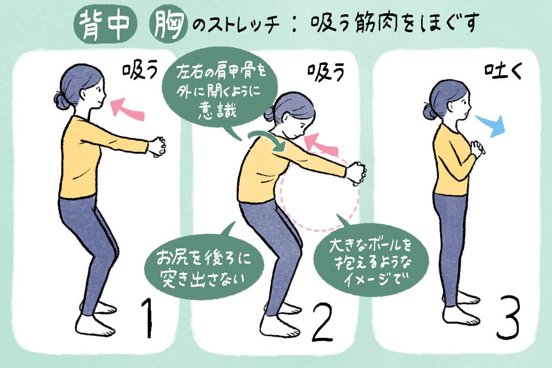 20代から衰える!?ストレッチで「呼吸筋」を鍛えよう！