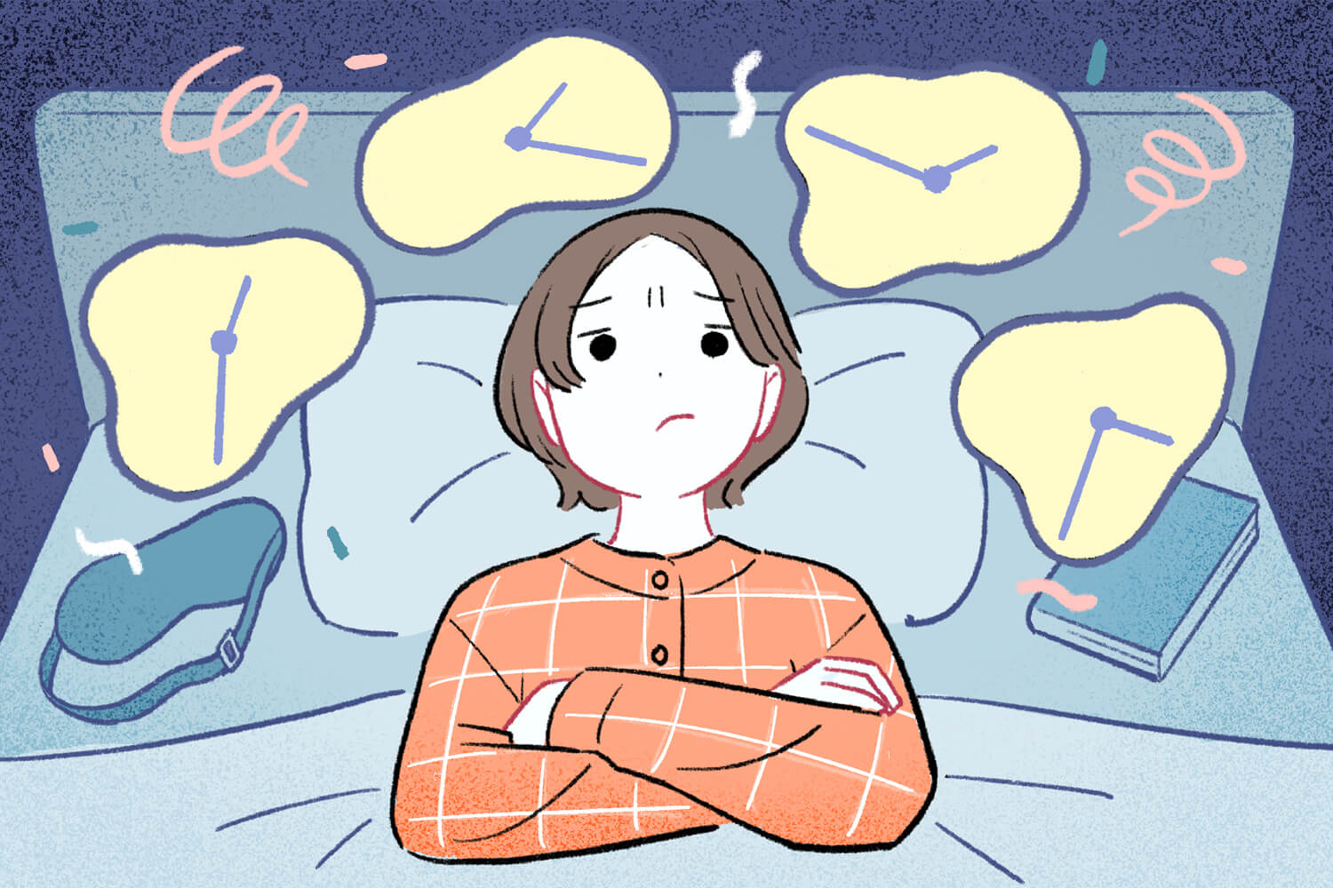 夜中に何度も目が覚める…中途覚醒の原因と予防法