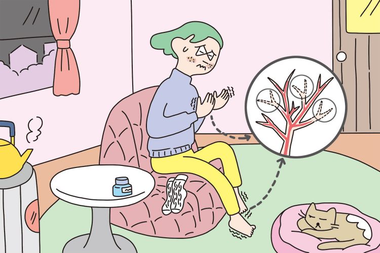 毛細血管が消える!?冷えを招く「ゴースト血管」のサインと対処法