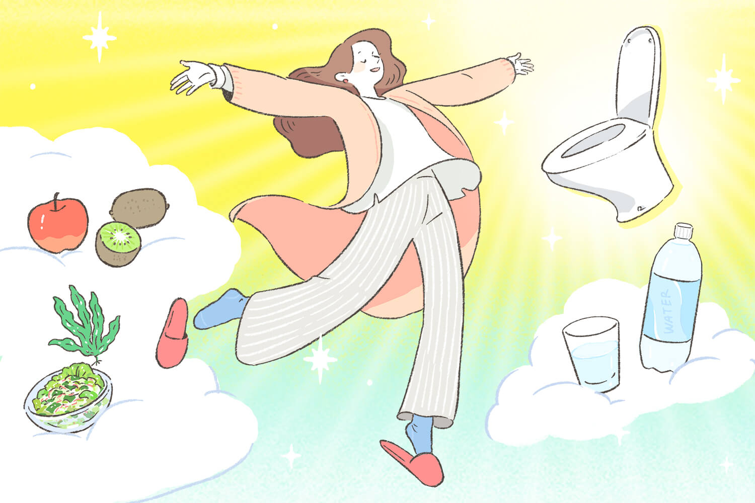 硬い便でトイレがつらい時の対処法は？便秘の原因と改善習慣