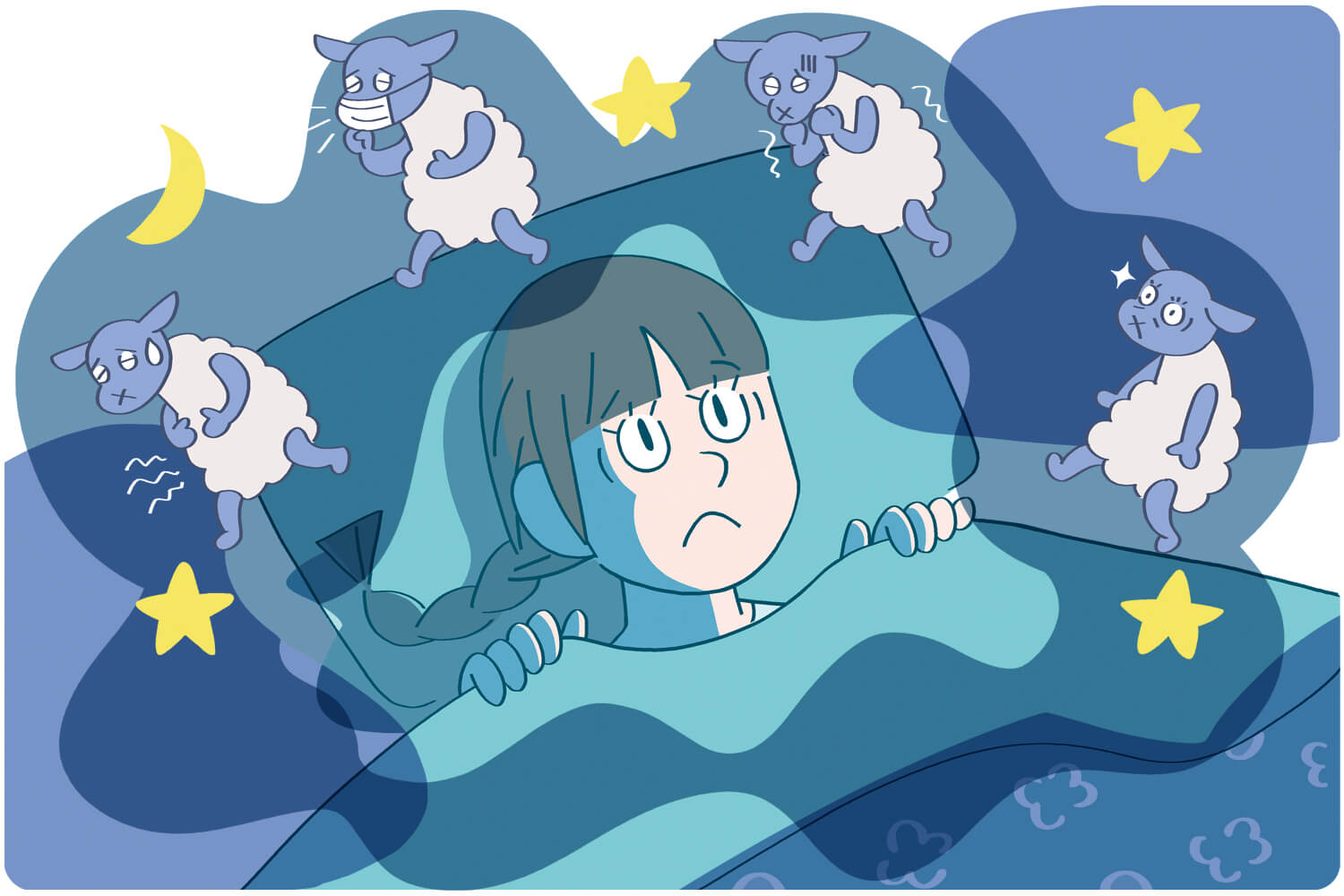 眠れない原因別、安眠のための7つのツボとセルフケア