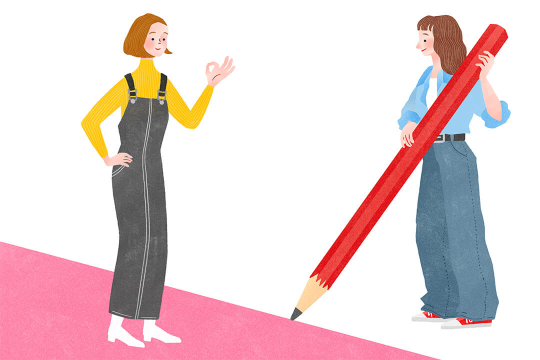 お互いに自他の境界線をうまく引いている様子