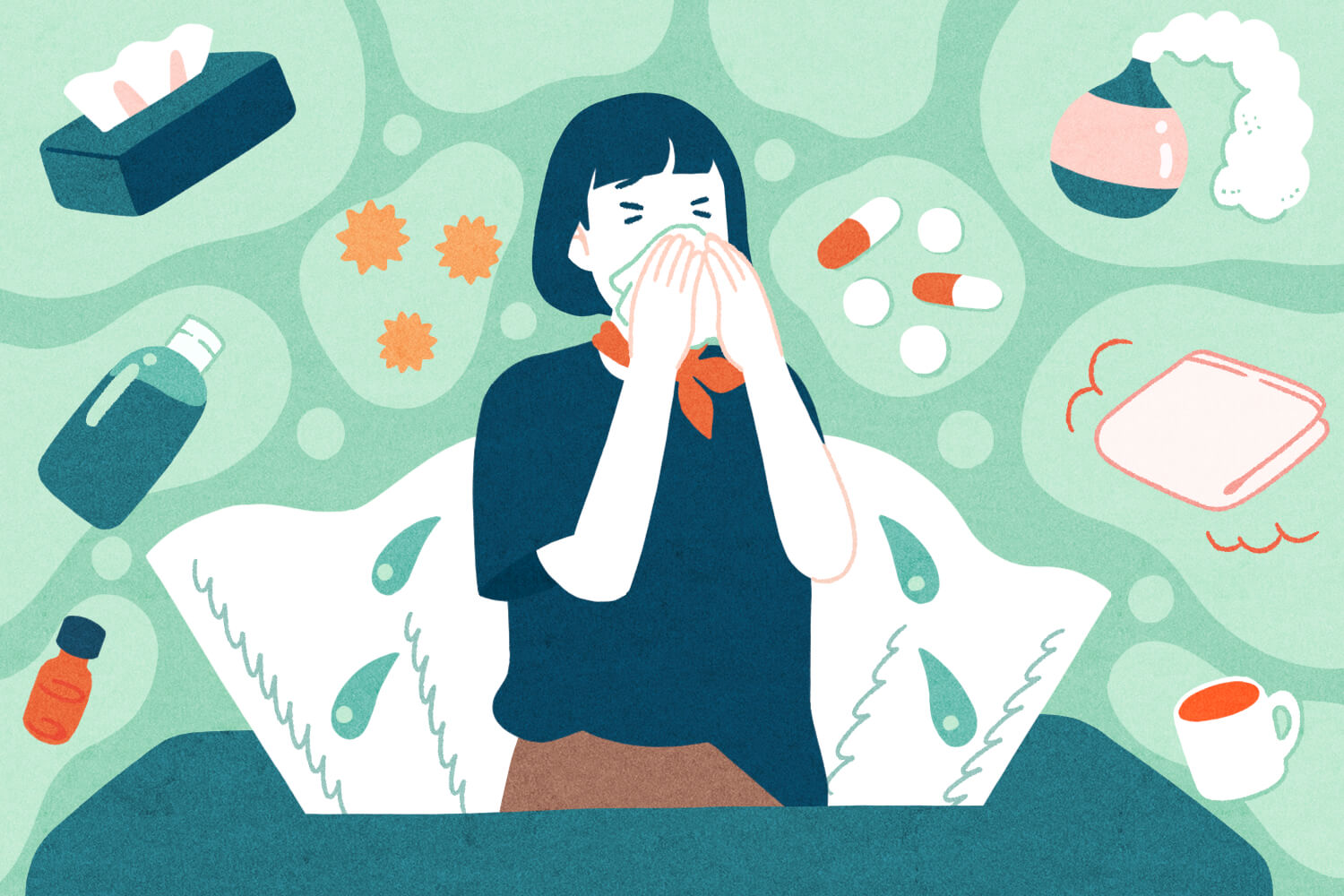 長引く鼻水は副鼻腔炎？受診の目安と予防のセルフケア