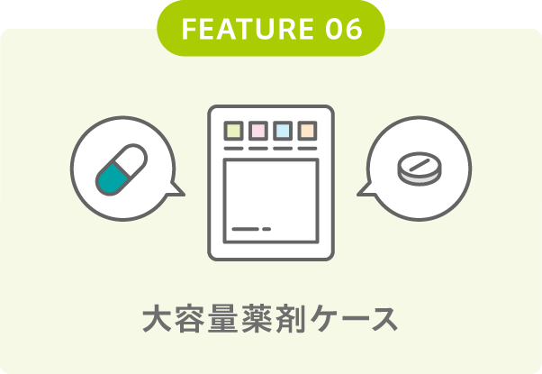 大容量薬剤ケース