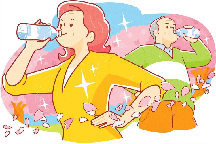 春も脱水になる!?高齢者の「かくれ脱水」サインと水分補給のコツ