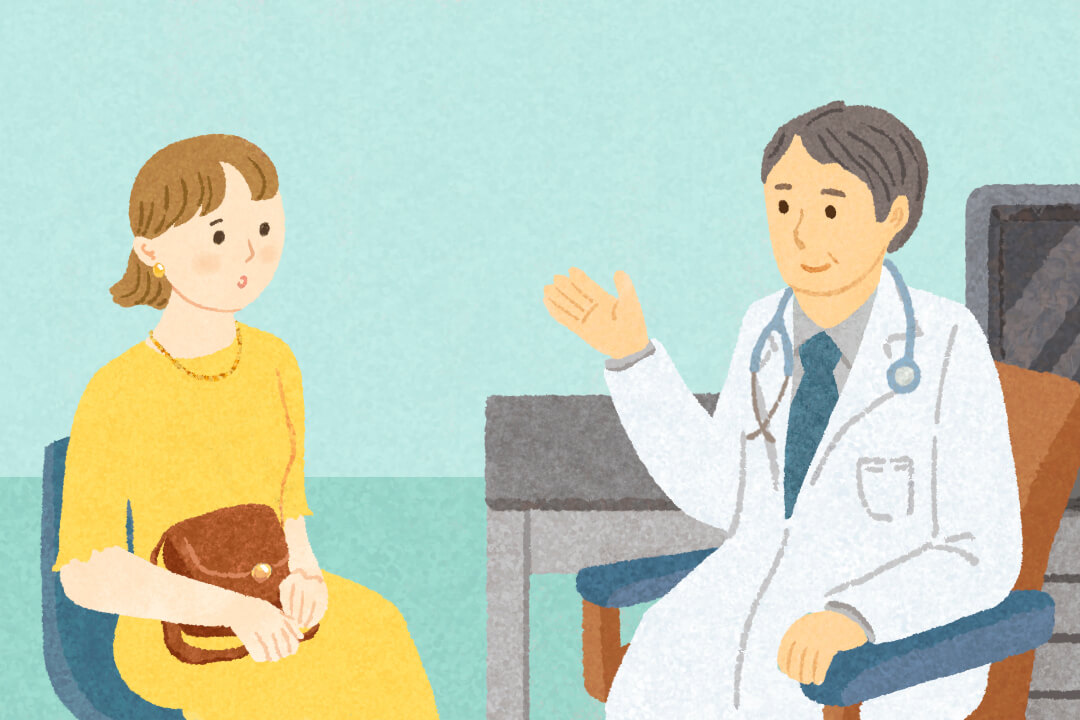 処方箋の有効期限が切れてしまい、再受診する様子